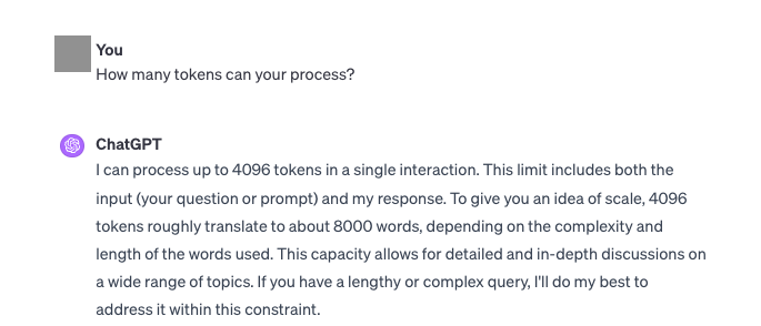 Tokens ChatGPT